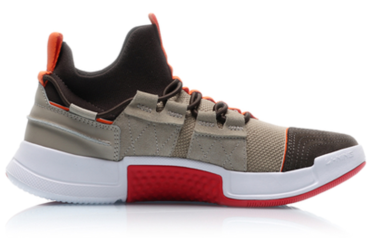 Order 李宁 一體織 透氣 低幫 復古籃球鞋 男女同款 米卡其色