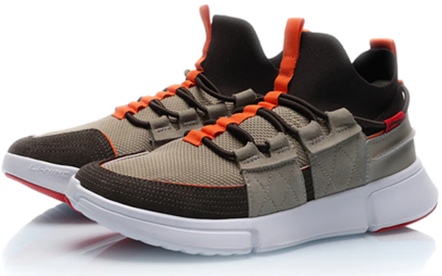 Li-Ning No Boundry Basketball Mid ''Zwart Khaki'' AGBP067-2 Lookbook Li-Ning No Boundry Basketball Mid ''Zwart Khaki'' AGBP067-2