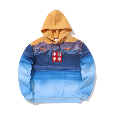 Li-Ning NYC Fashion Week Oversized Hoodie Unisex Pullover AWDP757-1