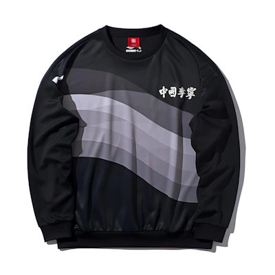 Li-Ning NYFW Oversized Crewneck Sweatshirt Men’s Casual Black AWDP735-1