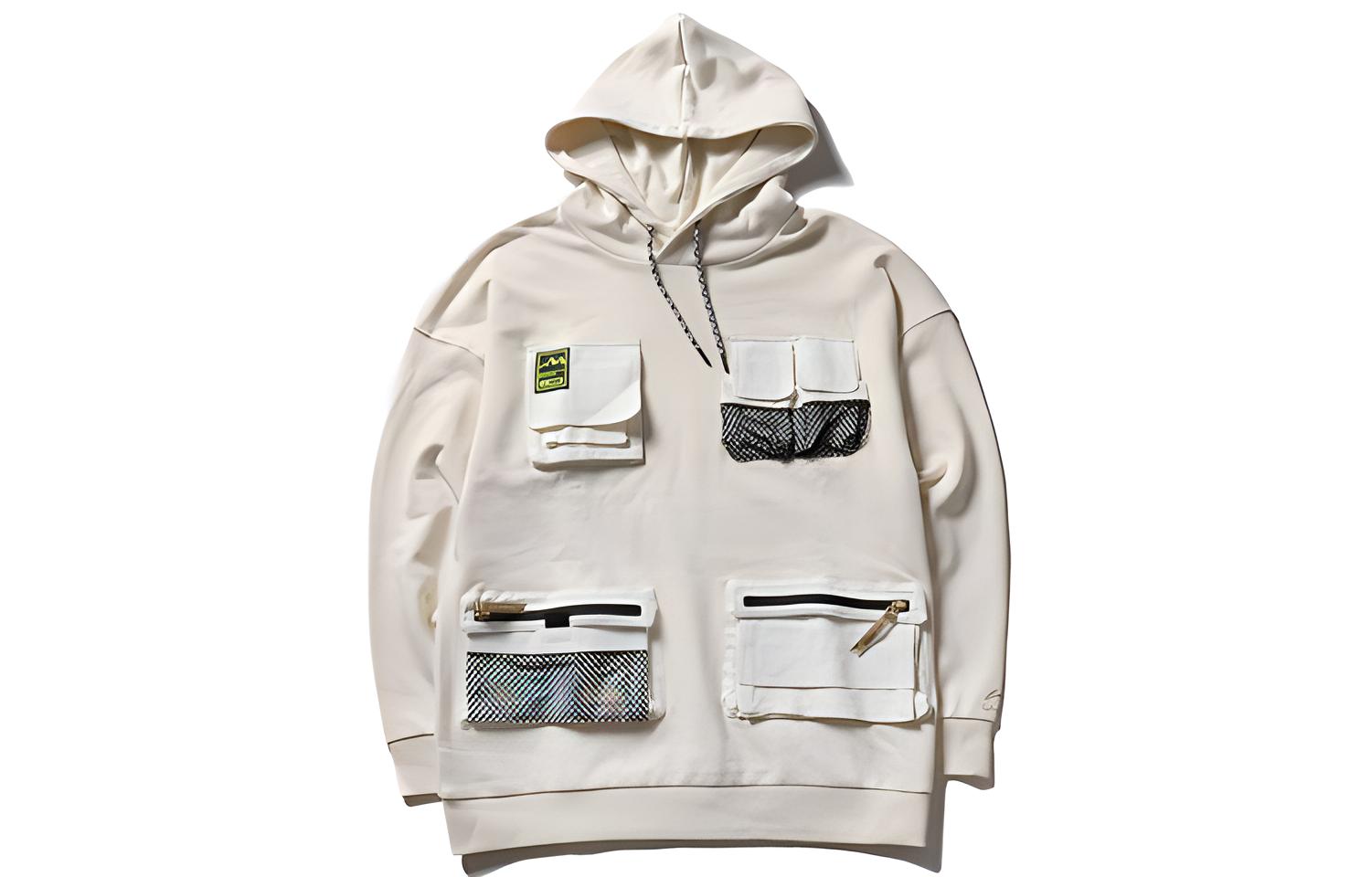 Li-Ning NYFW Pullover Sweatshirt White - Functional Series AWDP835-1