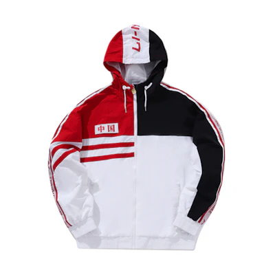 Li-Ning NYFW Retro Hoodie Jacket Unisex White Red AFDN371-1