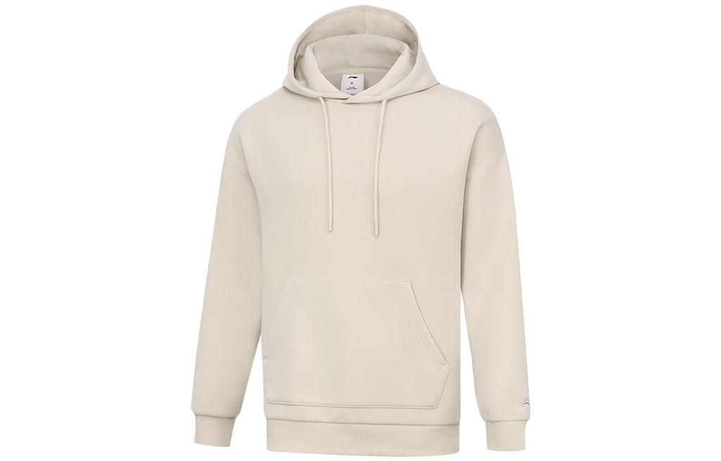 Li-Ning Oatmeal Gray Pullover Fitness Sweatshirt AWDT987-4