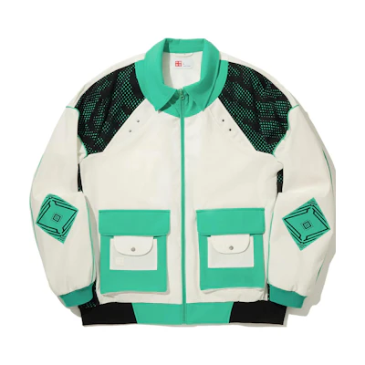 Li-Ning Off-White Colorblock Casual Breathable Jacket AJDU373-2