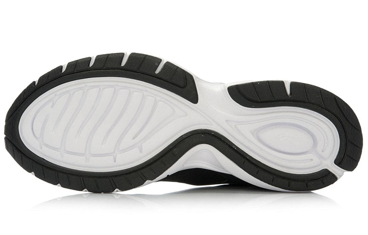 Lookbook 李寧百搭休閒減震防滑耐磨低幫跑步鞋黑白