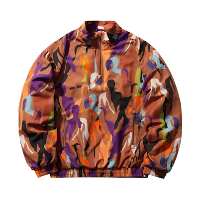 Li-Ning Orange Half-Zip Pullover Jacket - Sport Fashion Series AAER197-2