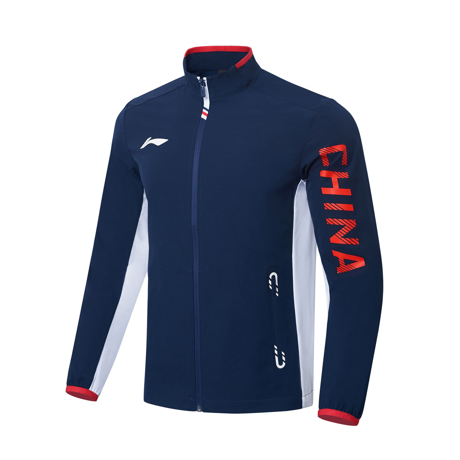 Li-Ning Outdoor Casual Zip-Up Jacket - Guangdong Blue AYYT001-3