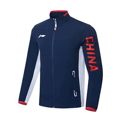 Li-Ning Outdoor Casual Zip-Up Jacket - Guangdong Blue AYYT001-3