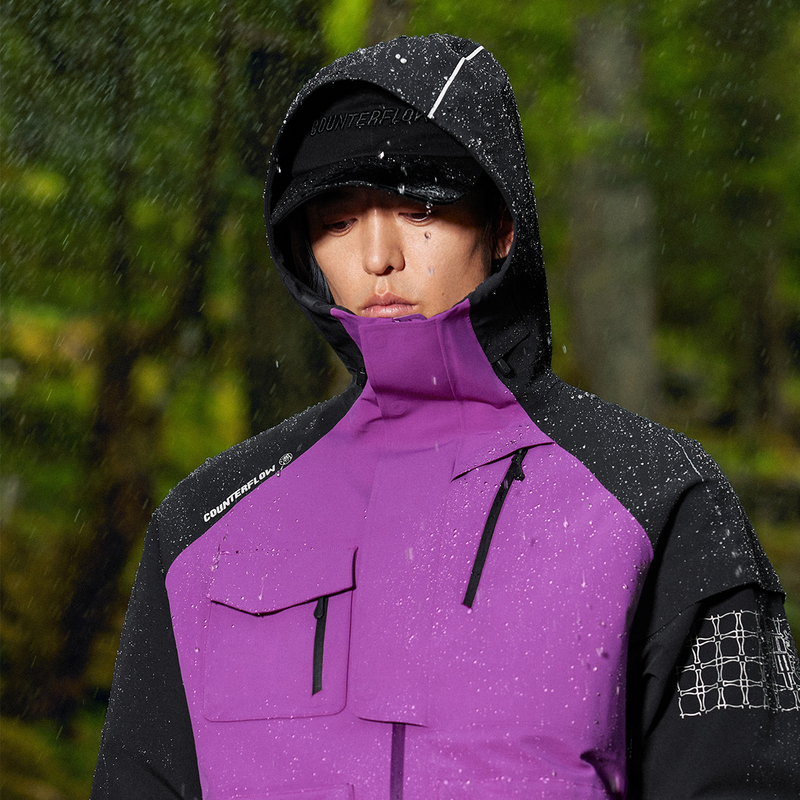 Li-Ning Outdoor CF Breath Pro Waterproof Windproof Jacket Unisex - Purple AEMU045-3 圖 6