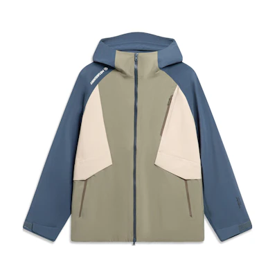 Li-Ning Outdoor CF Suo Wanlong Armor Waterproof Windproof Jacket Olive Green Unisex AFDT825-2