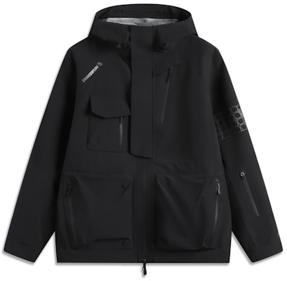 李寧戶外CF索萬龍甲防水防風透氣外套 黑色 中性款 AEMU045-5 Order 李寧戶外CF索萬龍甲防水防風透氣外套 黑色 中性款 AEMU045-5