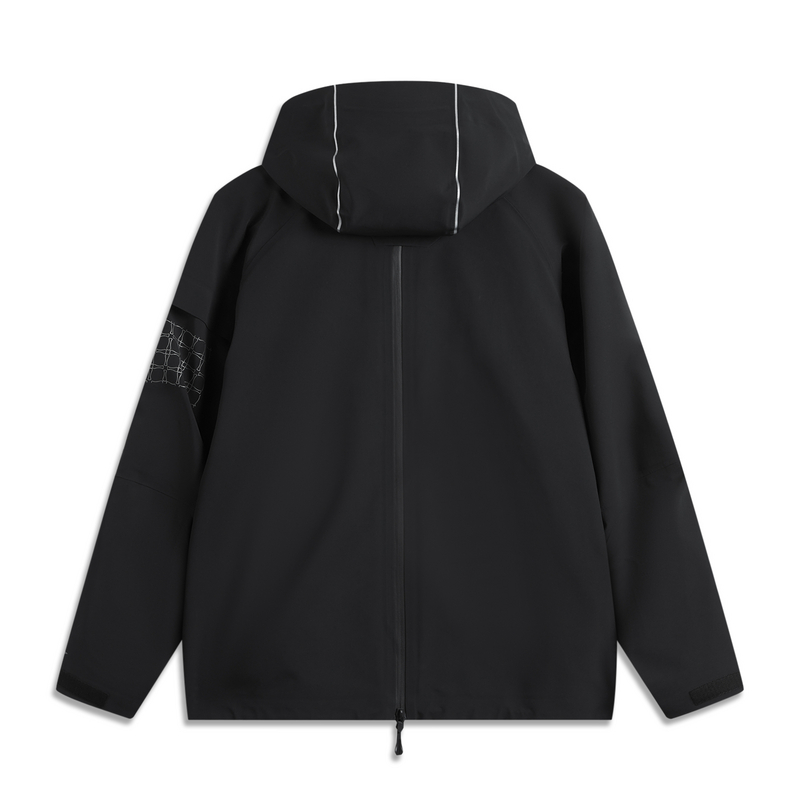 Purchase 李寧戶外CF索萬龍甲防水防風透氣外套 黑色 中性款 AEMU045-5