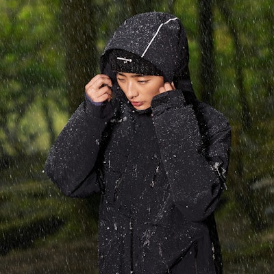 李寧戶外CF索萬龍甲防水防風透氣外套 黑色 中性款 AEMU045-5 Cheap 李寧戶外CF索萬龍甲防水防風透氣外套 黑色 中性款 AEMU045-5