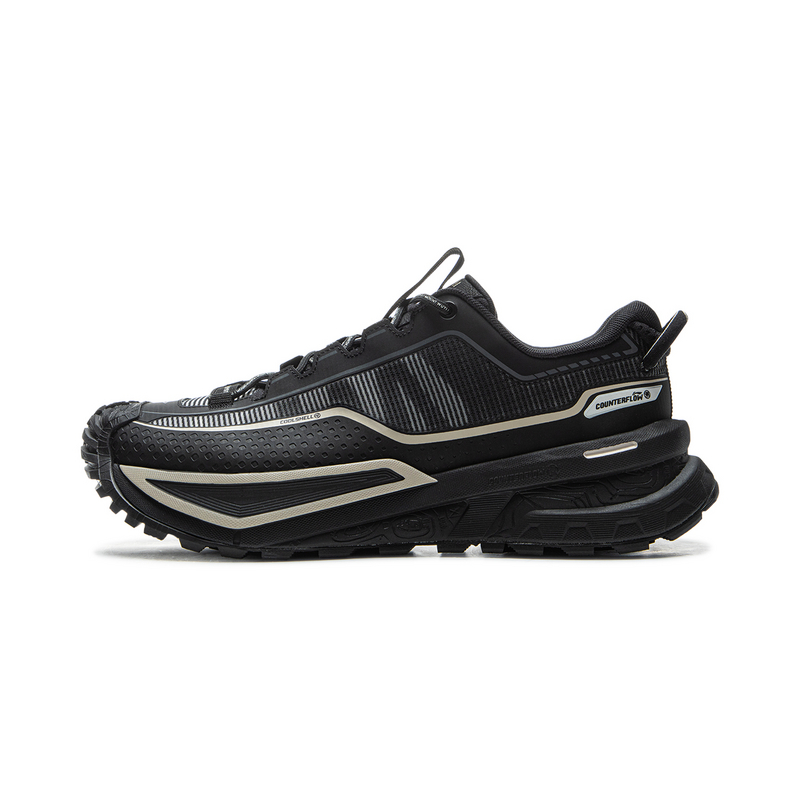 Li-Ning Outdoor CF TPU Low-Top Hiking Shoes Black Casual Comfort. AHTU023-16