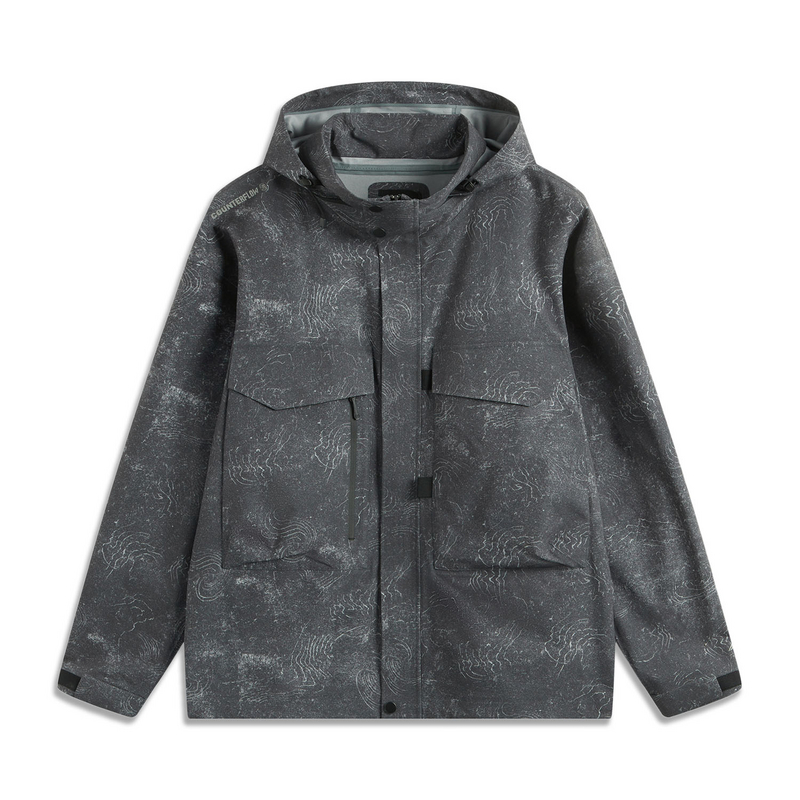 Order Li-Ning Outdoor CF Wanlong Armor Waterproof Windproof Hoodie Jacket Unisex AEMU043-5