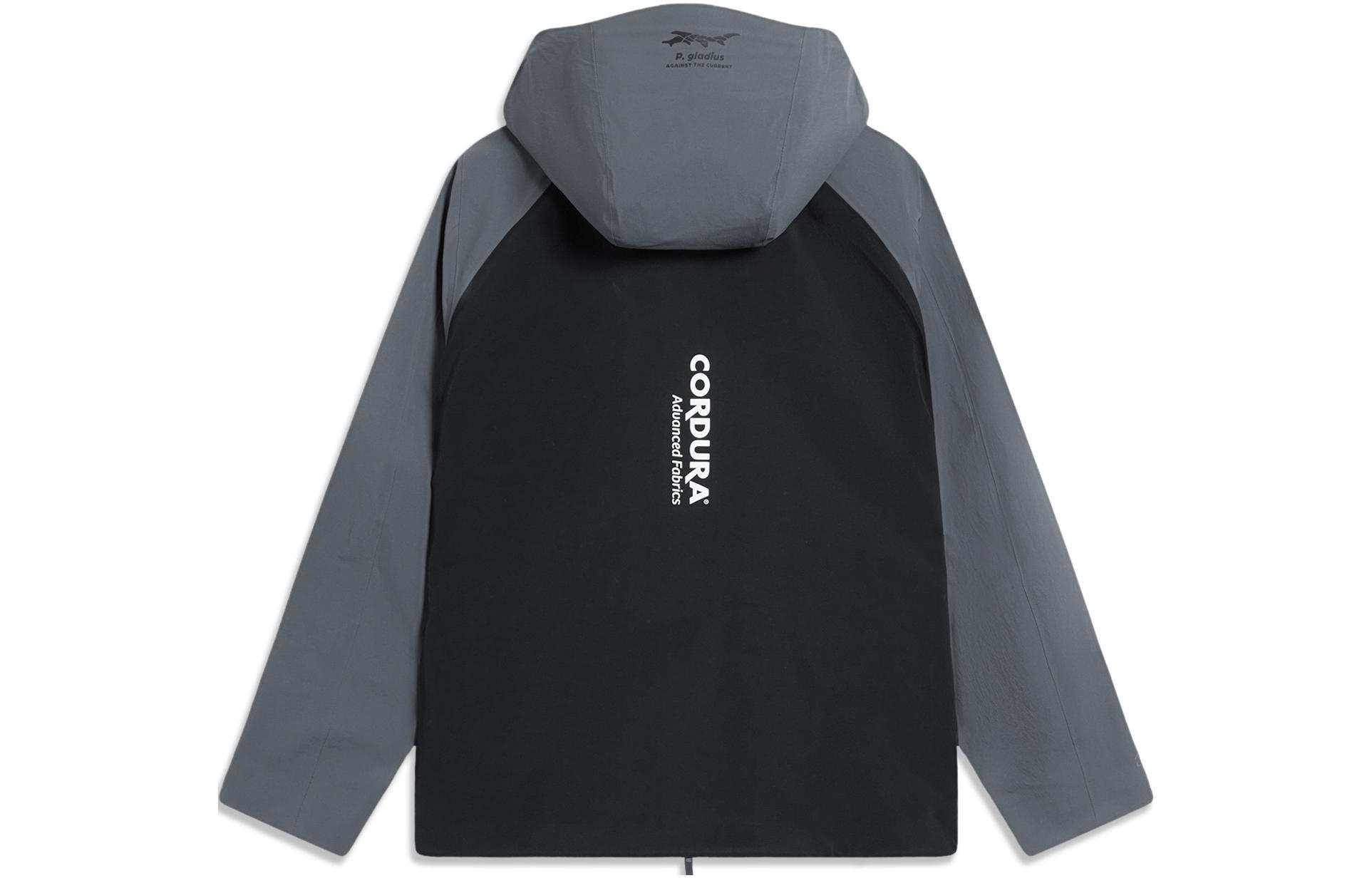 Li-Ning Outdoor CF Wanlong Armor Waterproof Windproof Hooded Jacket Black AFDT825-1 圖 3