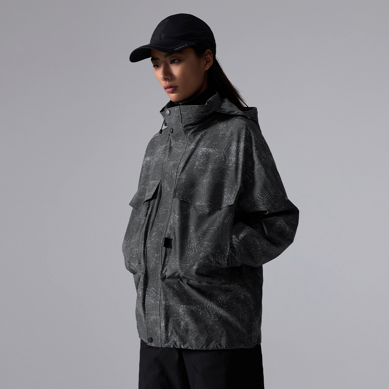 Shop Li-Ning Outdoor CF Wanlong Armor Waterproof Windproof Hoodie Jacket Unisex AEMU043-5