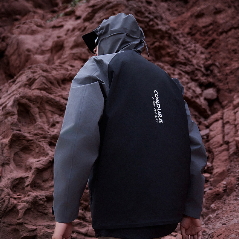 Li-Ning Outdoor CF Wanlong Armor Waterproof Windproof Hooded Jacket Black AFDT825-1 圖 5