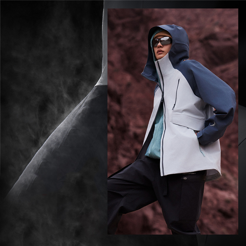 Li-Ning Outdoor CF Wanlong Armor Waterproof Windproof Hooded Jacket Black AFDT825-1 圖 8