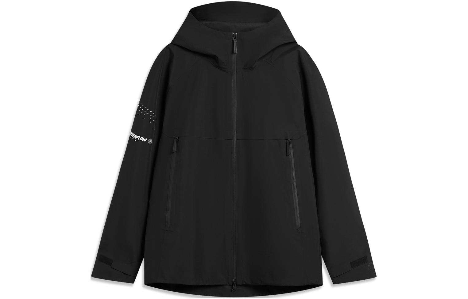 Li-Ning Outdoor CF Wanlongjia Reflective Waterproof Windproof Jacket Black Male ACFU005-1