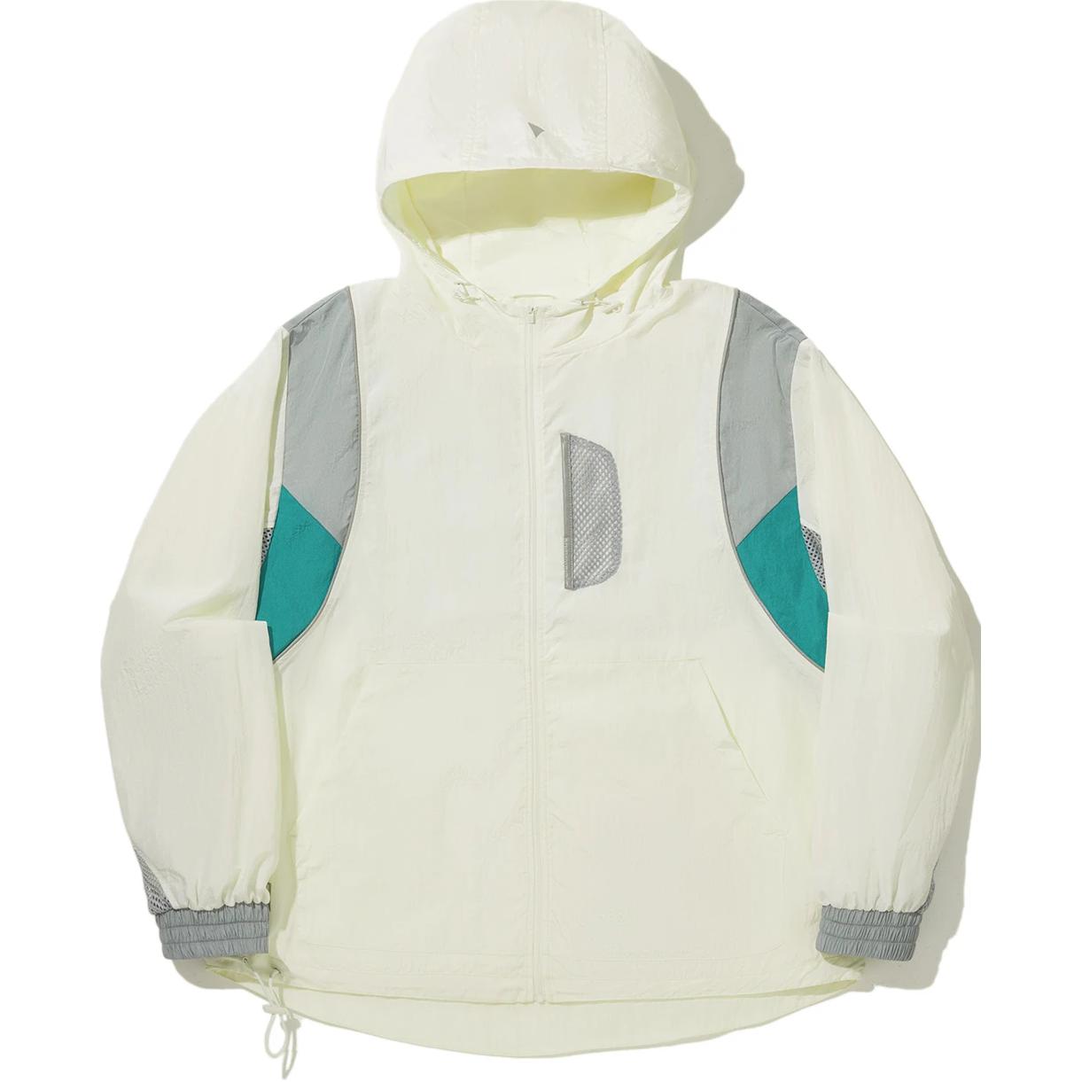 Li-Ning Outdoor Reflective Water-Repellent UV Jacket Unisex Off-White AFDUC85-3