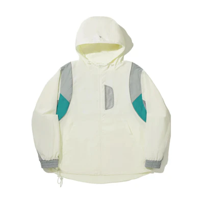 Li-Ning Outdoor Reflective Water-Repellent UV Jacket Unisex Off-White AFDUC85-3