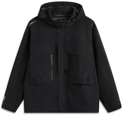 Li-Ning Outdoor Waterproof Windproof Jacket Black Unisex Hooded Long Sleeve AEMU043-4 Buy Li-Ning Outdoor Waterproof Windproof Jacket Black Unisex Hooded Long Sleeve AEMU043-4