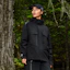 Details for Li-Ning Outdoor Waterproof Windproof Jacket Black Unisex Hooded Long Sleeve AEMU043-4
