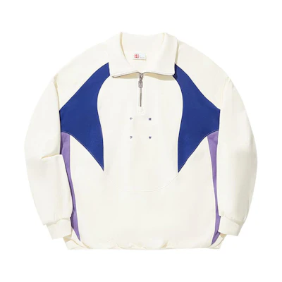 Li-Ning Overhead Pullover Sweatshirt Beige - Unisex, Oversized Fit AWDU345-1