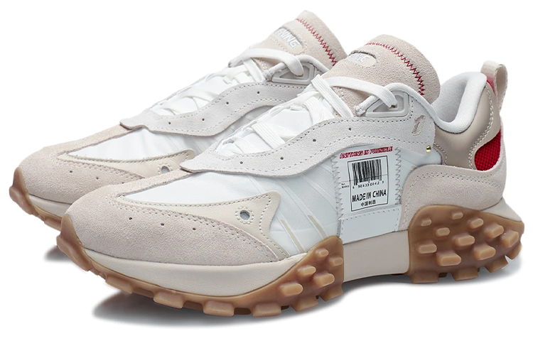 Lookbook Li-Ning Overload ''Beige Braun'' Sneakers ARYR025-5