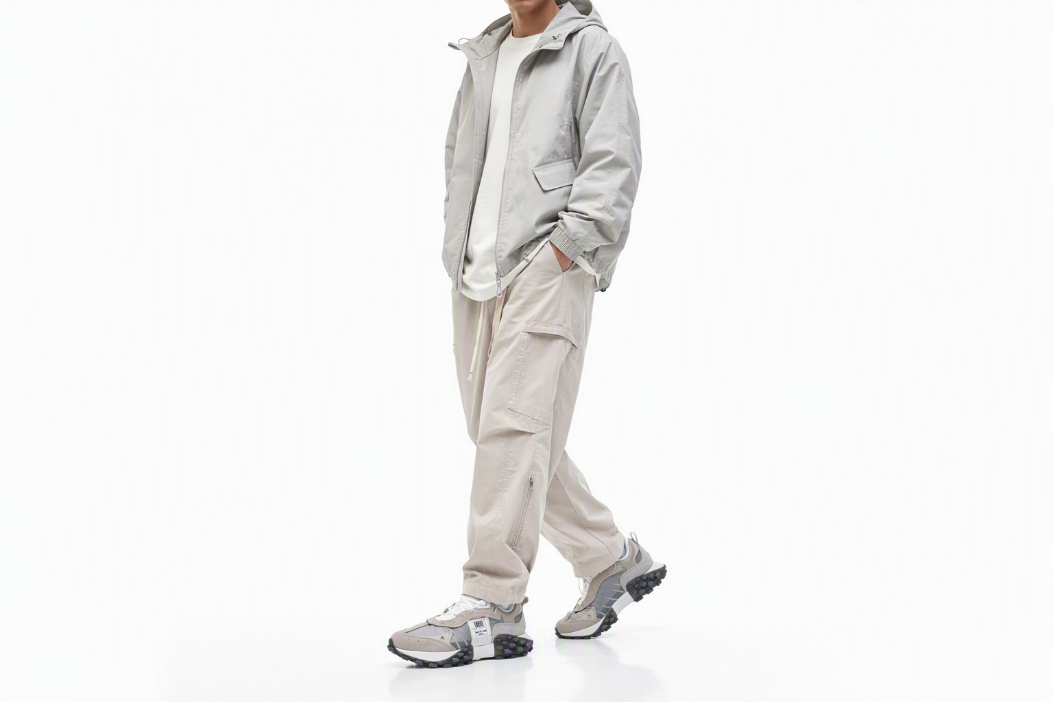 Order 李宁 Overload '灰米色' ARYR025-2