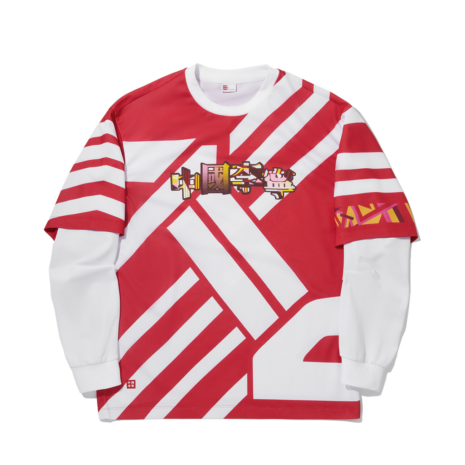 Li-Ning Oversized Casual Long Sleeve Sweatshirt Glory Red AHSUF73-1
