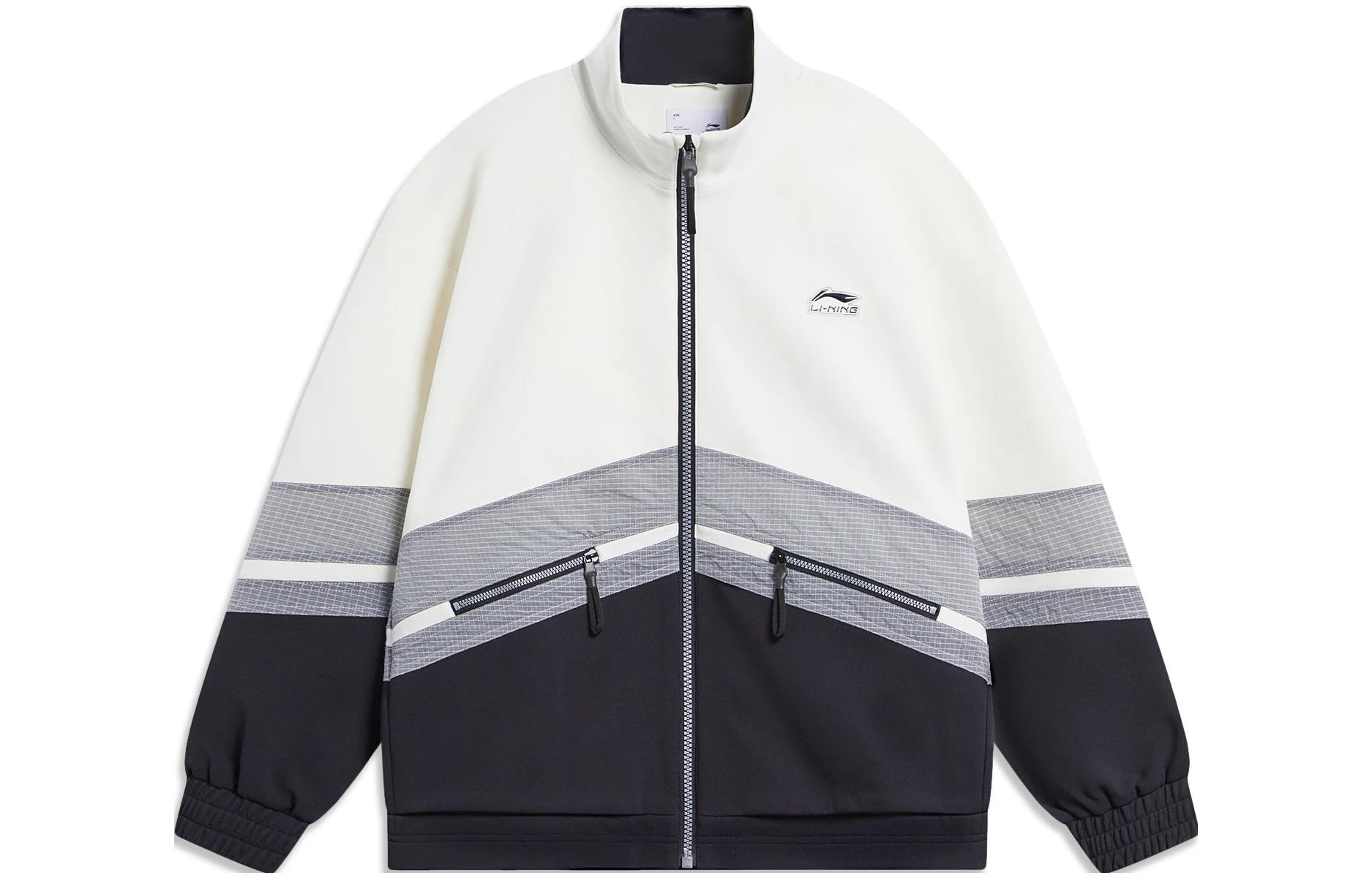 Li-Ning Oversized Colorblock Knit Jacket - Sports Fashion Series AJDT623-2