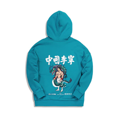 Li-Ning Oversized Hoodie Loose Fit Casual Olive Green AWDQ621-2
