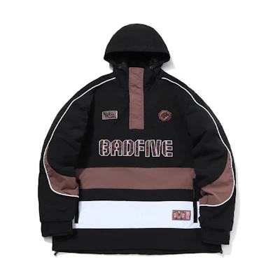 Li-Ning Oversized Letter Print Hoodie Jacket - Black AFDQ809-2