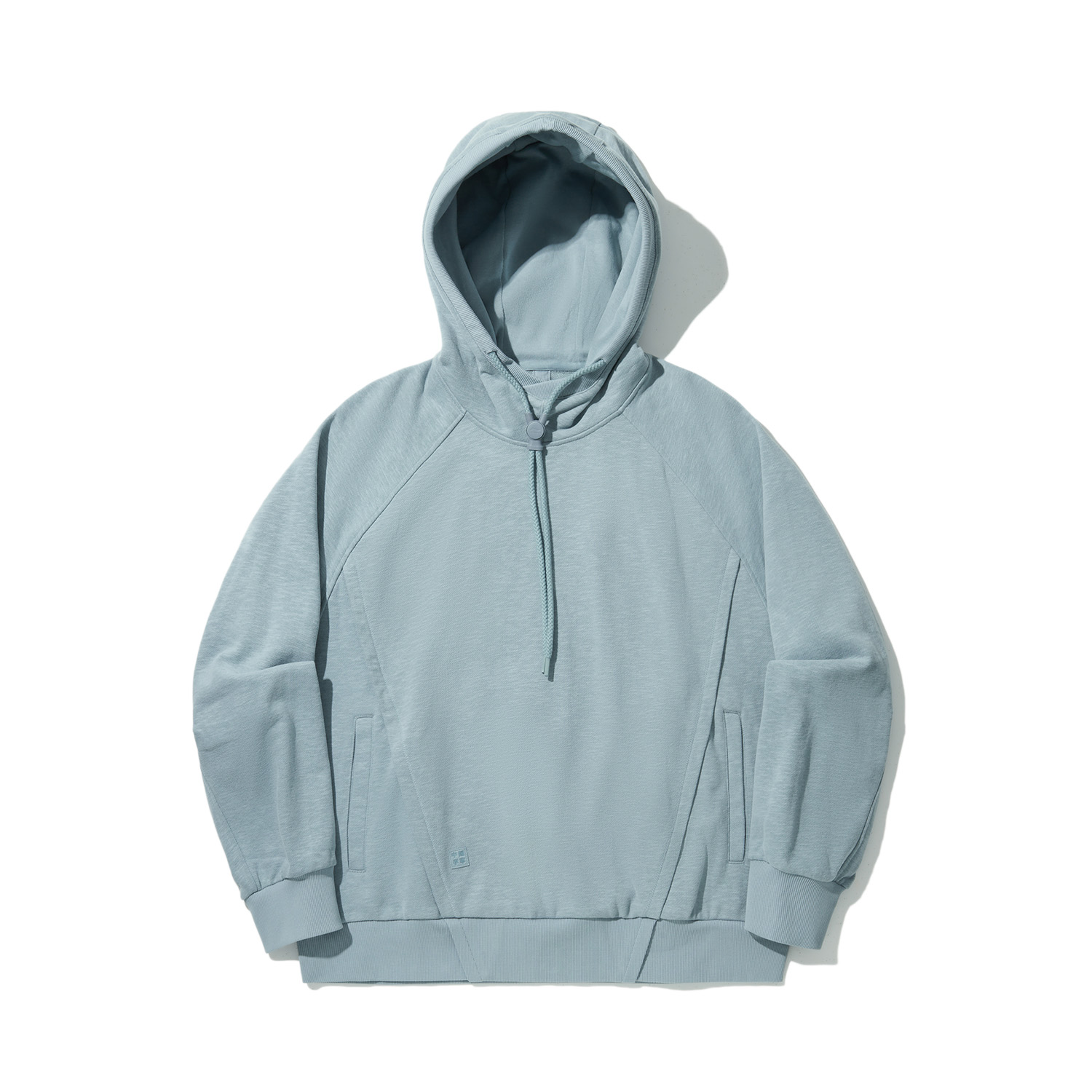 Li-Ning Oversized Pullover Hoodie Lead Gray Green AWDUB13-4