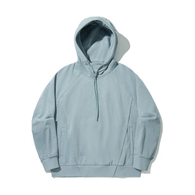 Li-Ning Oversized Pullover Hoodie Lead Gray Green AWDUB13-4