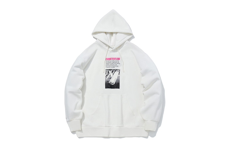 Li-Ning Oversized Pullover Hoodie Unisex White AWDQC16-2