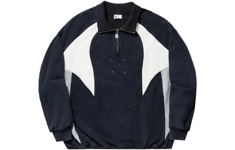 Li-Ning Oversized Pullover Sweatshirt Black - Unisex Reburn Series AWDU345-2