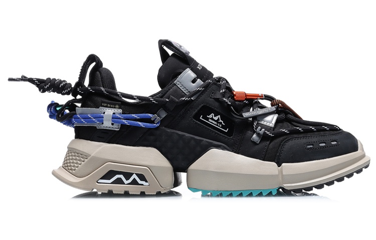 Order LiNing李寧 盤古 GTX 穩定潮流 低幫 運動休閒鞋 男款 黑銀