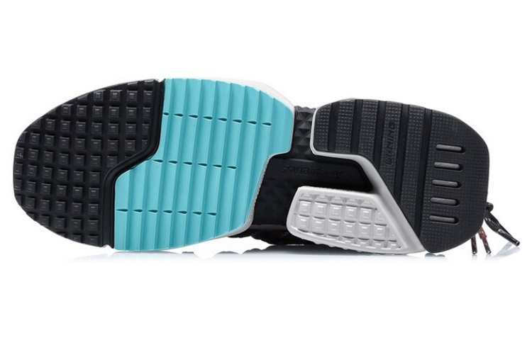 Shop LiNing李寧 盤古 GTX 穩定潮流 低幫 運動休閒鞋 男款 黑銀