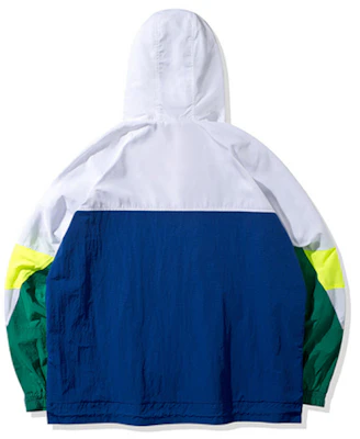 Li-Ning Paris Fashion Week Jaket Olahraga Colorblock Putih/Hijau AFDQ271-2 Lookbook Li-Ning Paris Fashion Week Jaket Olahraga Colorblock Putih/Hijau AFDQ271-2