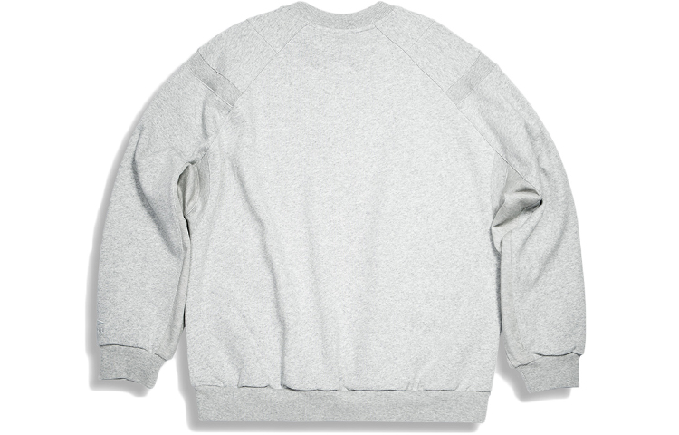 Lookbook Li-Ning Paris Fashion Week Grey Pullover Sweatshirt Casual Sportswear AWDQ629-3