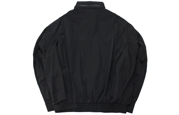 Lookbook 李宁巴黎时装周宽松可变形连帽夹克黑色男女同款 AJDP019-3