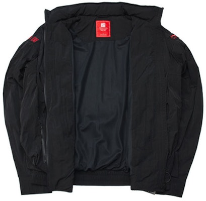 李宁巴黎时装周宽松可变形连帽夹克黑色男女同款 AJDP019-3 Shop 李宁巴黎时装周宽松可变形连帽夹克黑色男女同款 AJDP019-3