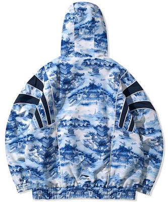 李寧巴黎時裝周寬鬆運動夾克 男款 藍色陶瓷印花 AFDQ145-1 Lookbook 李寧巴黎時裝周寬鬆運動夾克 男款 藍色陶瓷印花 AFDQ145-1