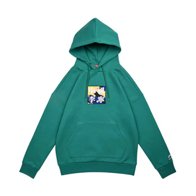Li-Ning Paris Fashion Week Oversized Pullover Hoodie Green () AWDQ351-4