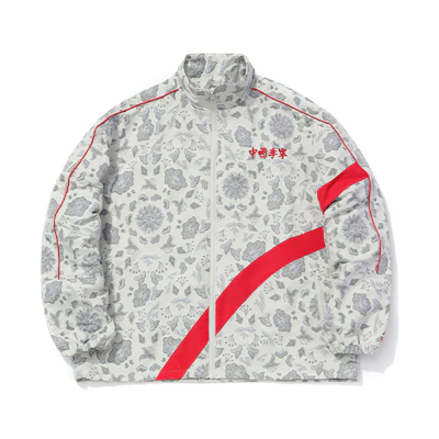 Li-Ning Paris Fashion Week Oversized Sports Jacket Men’s Off-White AFDQ735-1