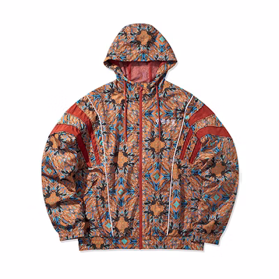 Li-Ning Paris Fashion Week Relaxed Athletic Hoodie Jacket Men Dunhuang Print AFDQ277-3