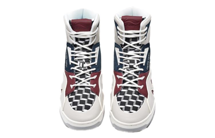 Lookbook Li-Ning Pierre Hardy x 1990 High-Top ''Rot Blau'' Sneaker ALFR203-2